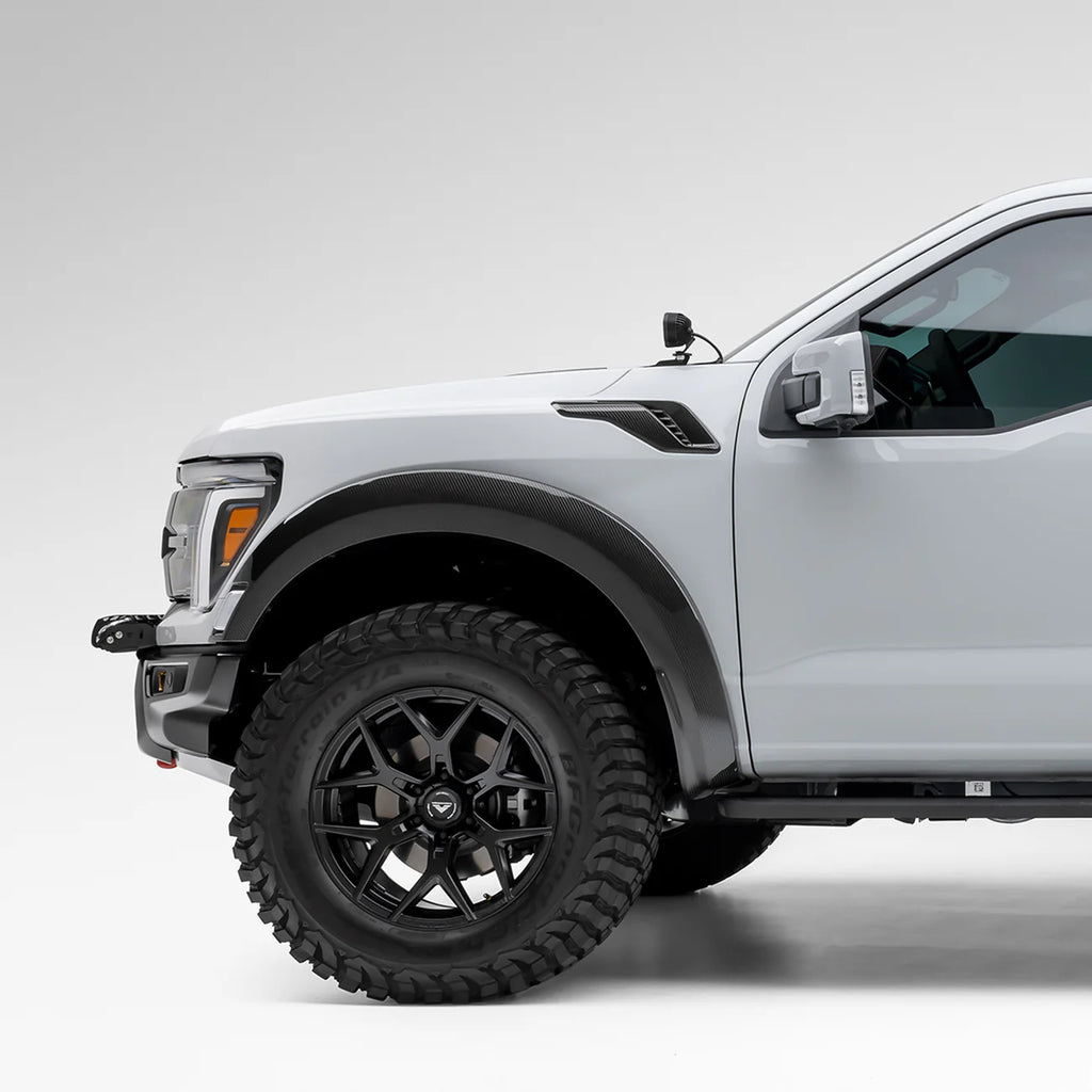 2021+ Ford F-150 Raptor & Raptor R Carbon Fiber Fender Side Vents - Apollo Off-Road