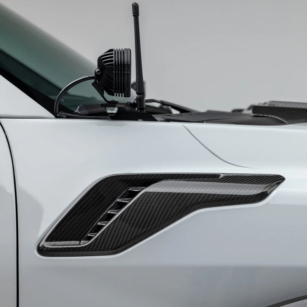 2021+ Ford F-150 Raptor & Raptor R Carbon Fiber Fender Side Vents - Apollo Off-Road