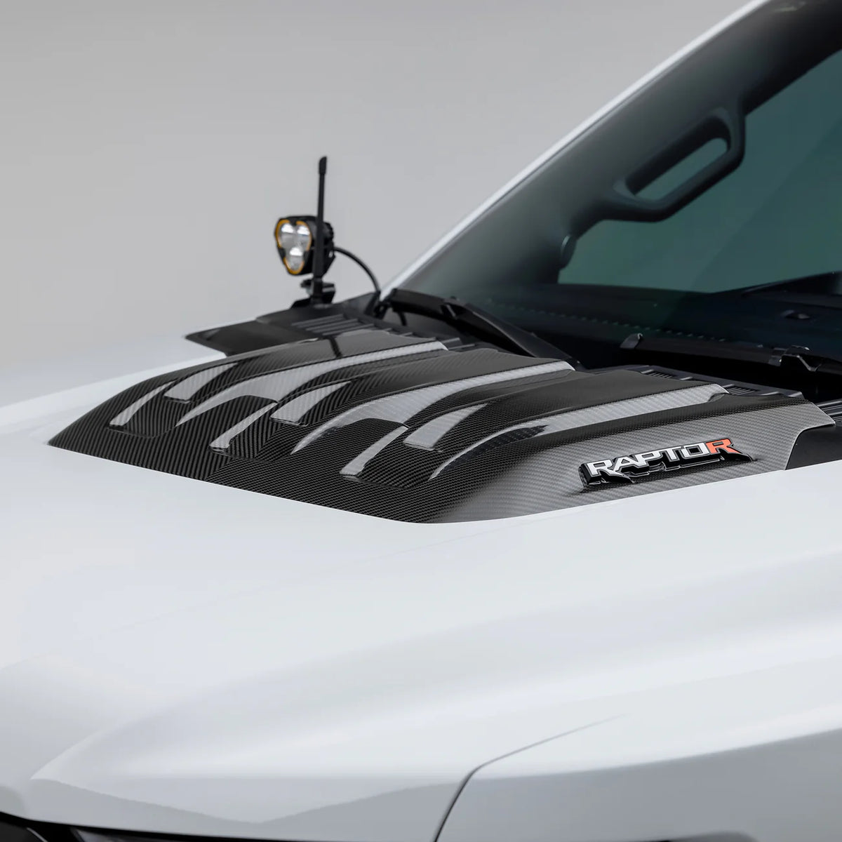 2021+ Ford F-150 Raptor & Raptor R Carbon Fiber Hood Scoop - Apollo Off-Road