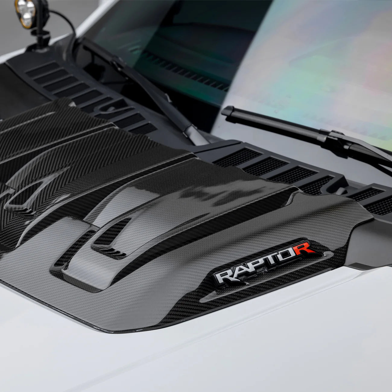 2021+ Ford F-150 Raptor & Raptor R Carbon Fiber Hood Scoop - Apollo Off-Road