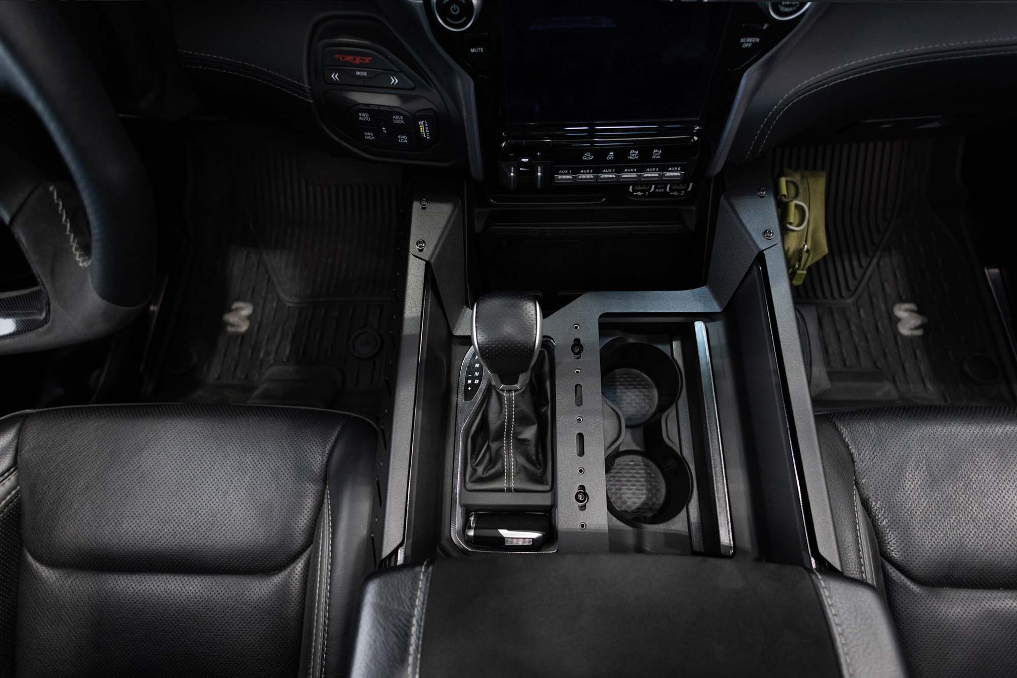 2021+ Ram 1500 TRX Center Console Molle Panels and Digital Device Bridge - Apollo Off-Road