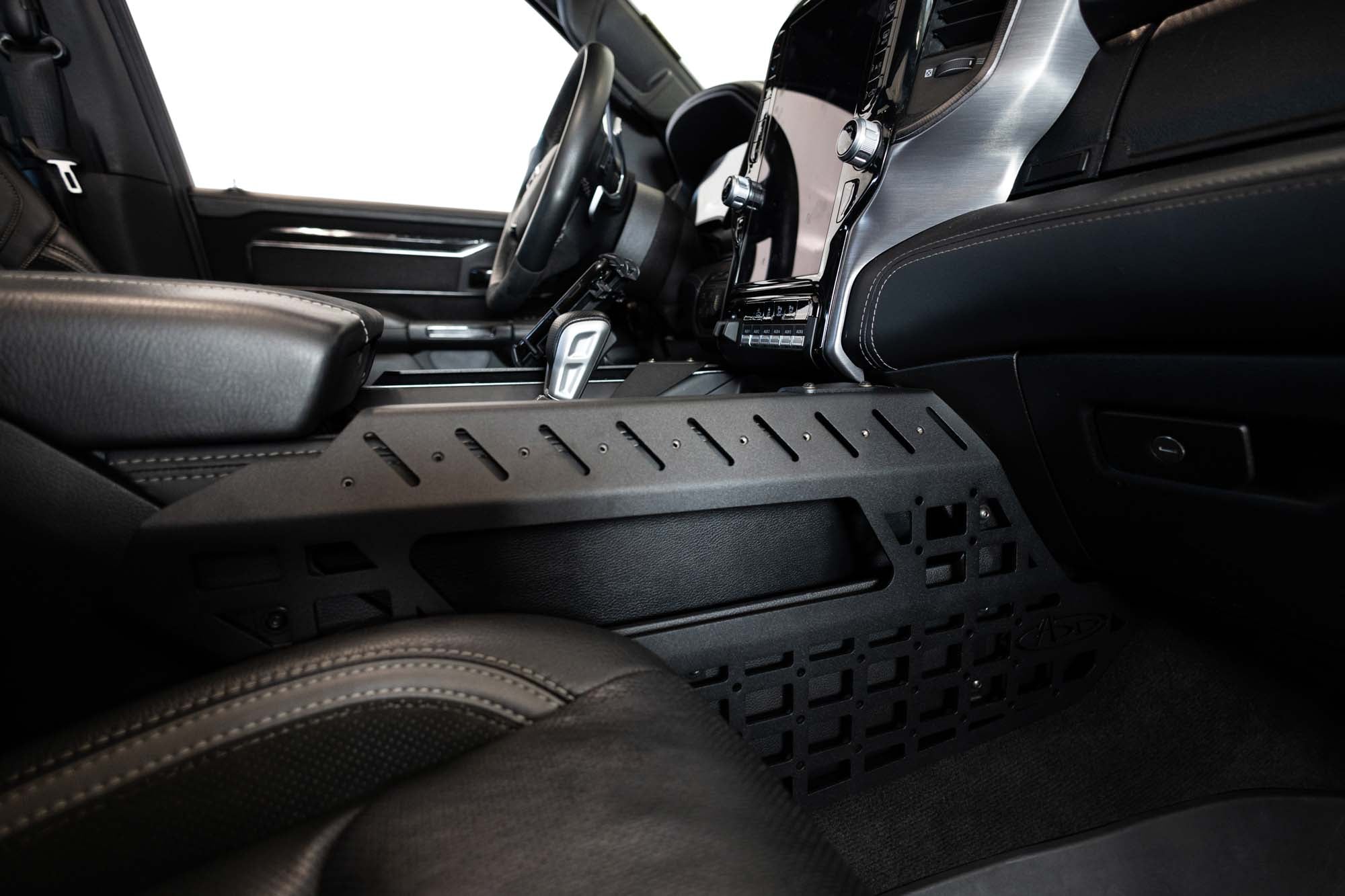 2021+ Ram 1500 TRX Center Console Molle Panels and Digital Device Bridge - Apollo Off-Road