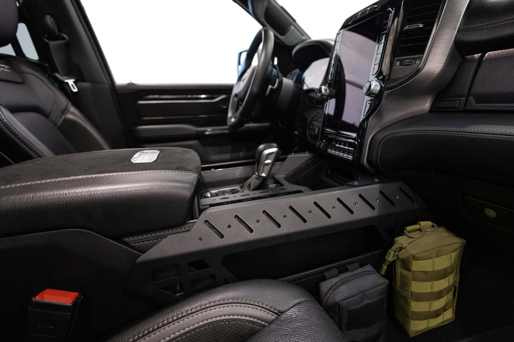2021+ Ram 1500 TRX Center Console Molle Panels and Digital Device Bridge - Apollo Off-Road
