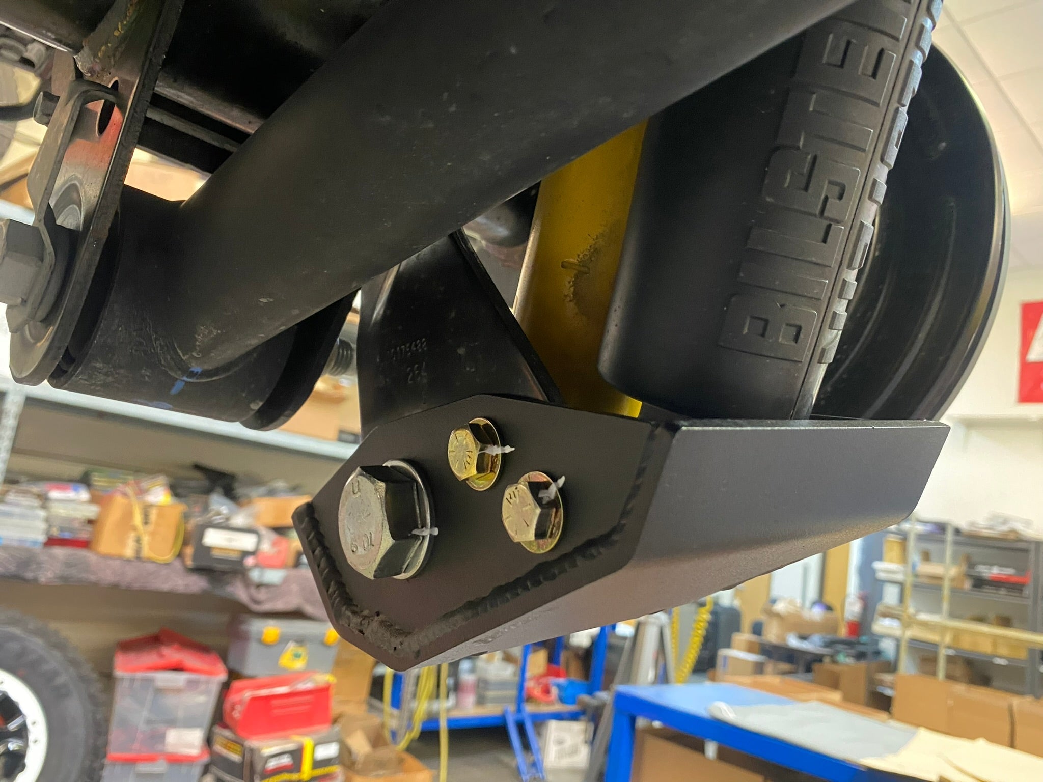 Foutz Motorsports Rear shock skid kit for Squatch Base Shock 2021-2026 Ford Bronco