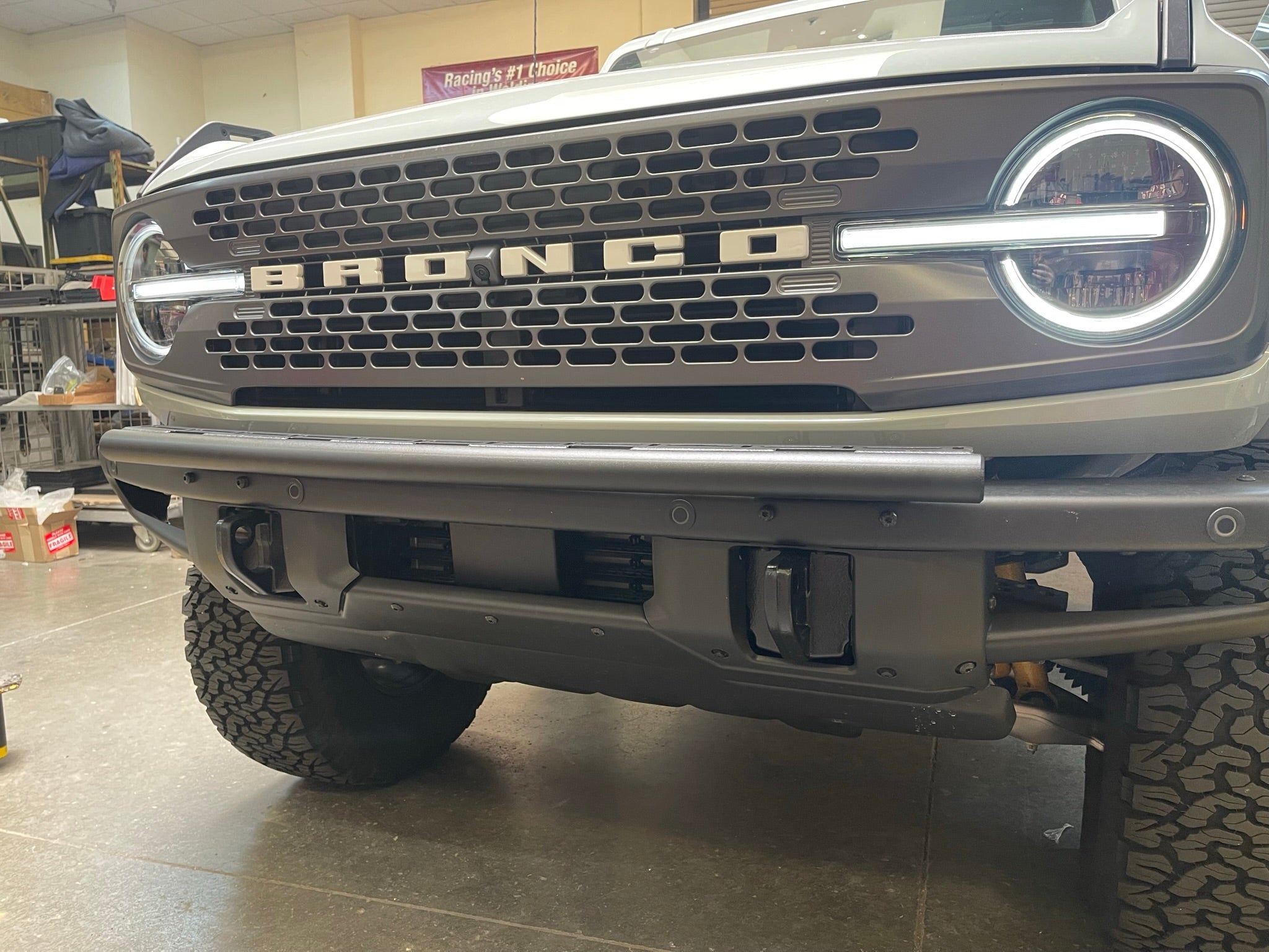 Foutz Motorsports Front Light Mount Kit for Stock Bumper 2022-2026 Ford Bronco Raptor