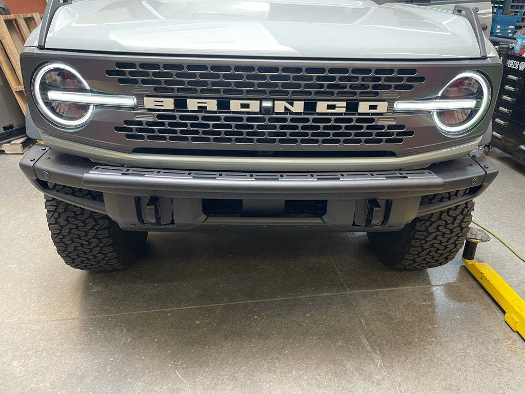 Foutz Motorsports Front Light Mount Kit for Stock Front Bumper 2021-2026 Ford Bronco