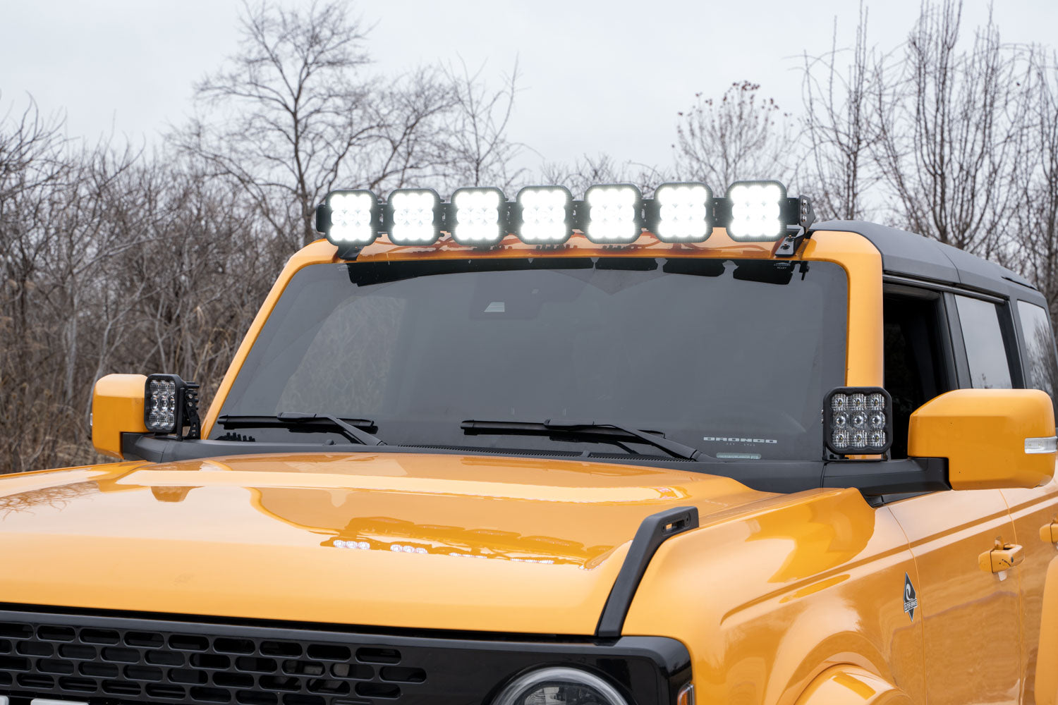 Diode Dynamics Bronco SS5 Sport CrossLink Windshield Yellow Combo Lightbar Kit