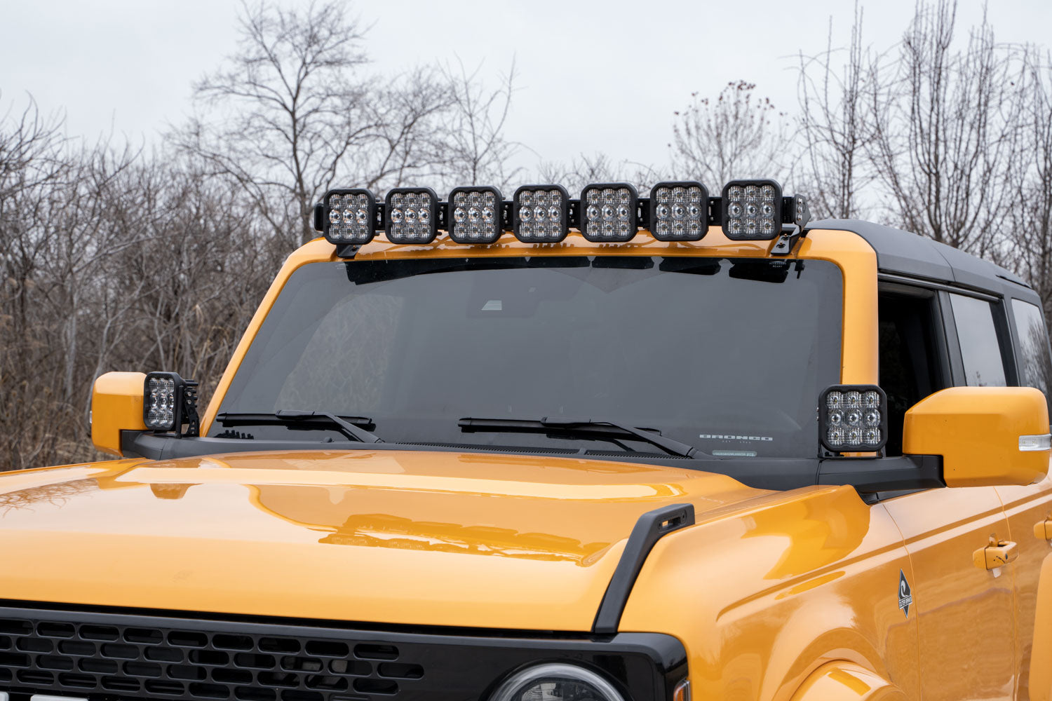 Diode Dynamics Bronco SS5 Sport CrossLink Windshield White Combo Lightbar Kit