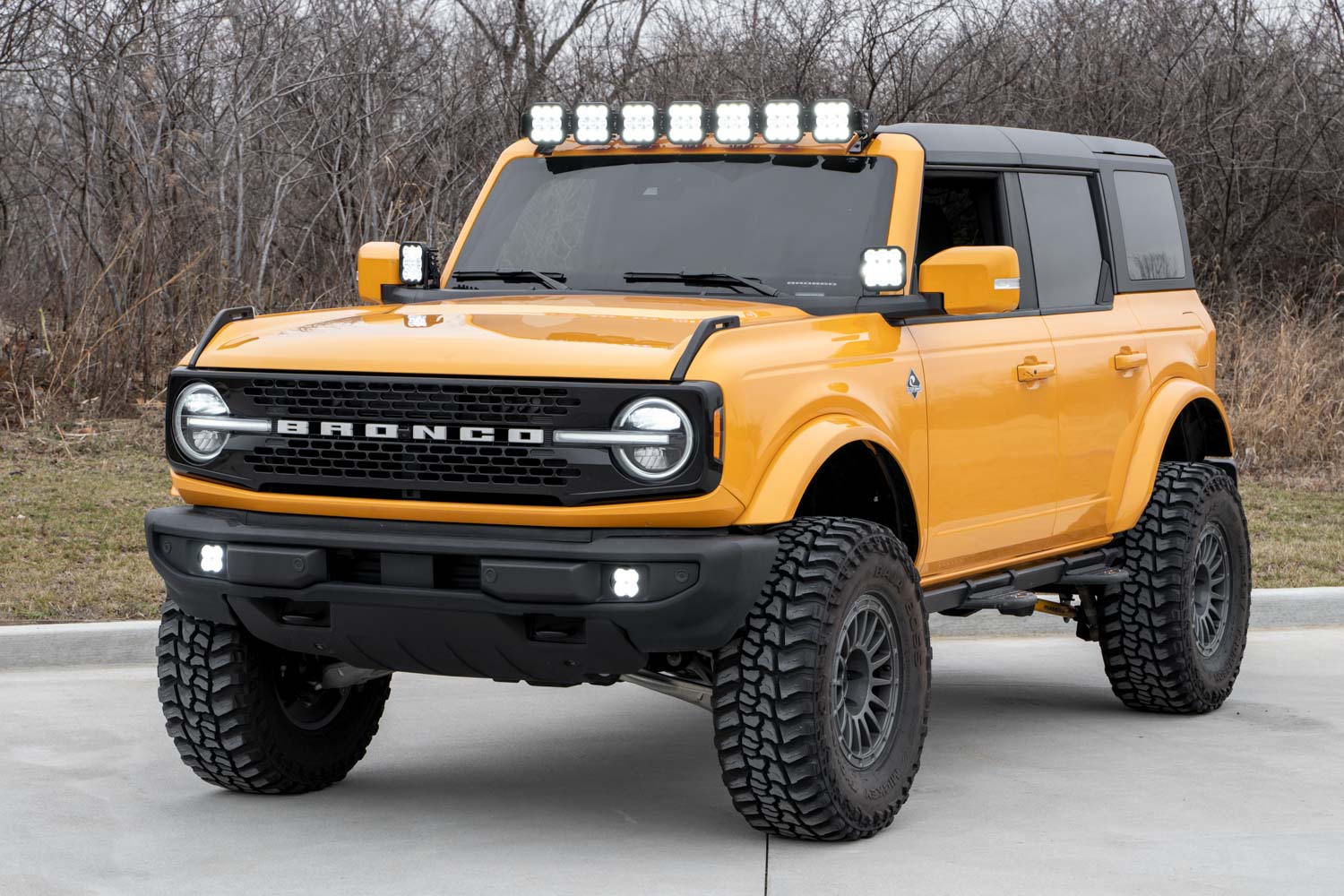 Diode Dynamics Bronco SS5 Sport CrossLink Windshield Yellow Combo Lightbar Kit