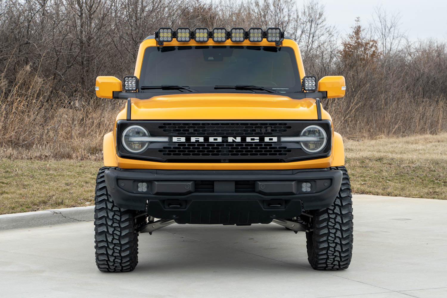 Diode Dynamics Bronco SS5 Sport CrossLink Windshield Yellow Combo Lightbar Kit