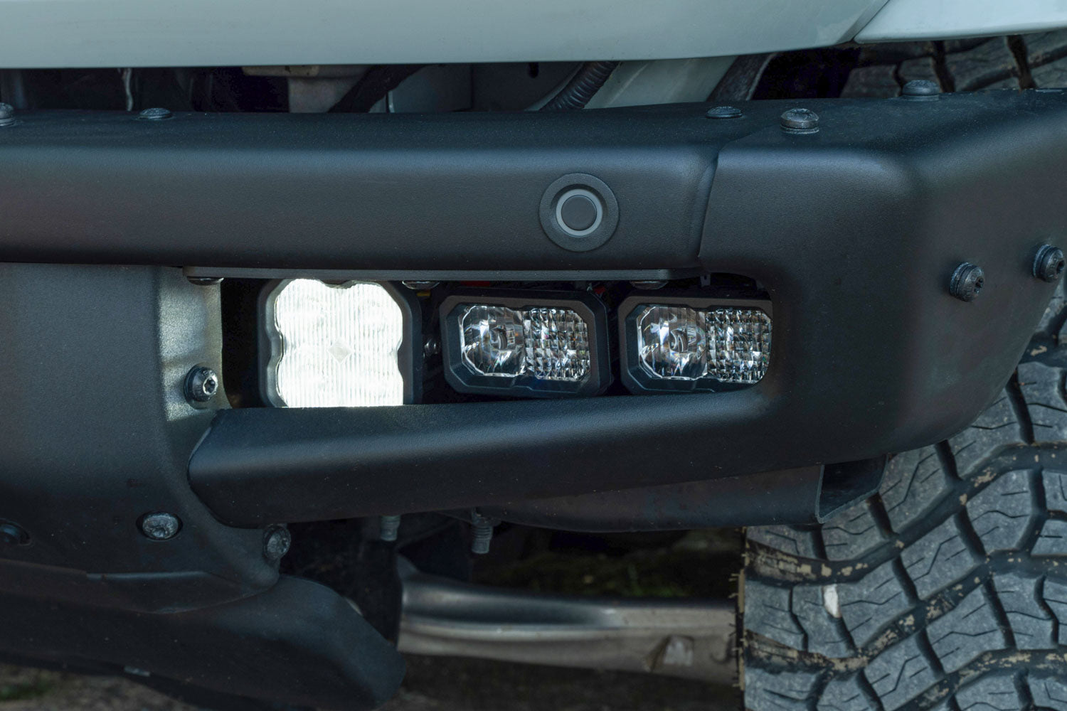 Diode Dynamics Stage Series Fog Pocket Kit for 2021+ Ford Bronco Yellow Max