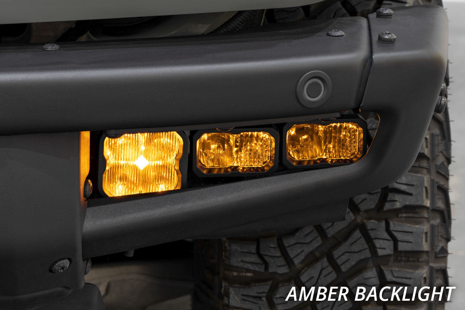 Diode Dynamics Stage Series Fog Pocket Kit for 2021+ Ford Bronco White Pro