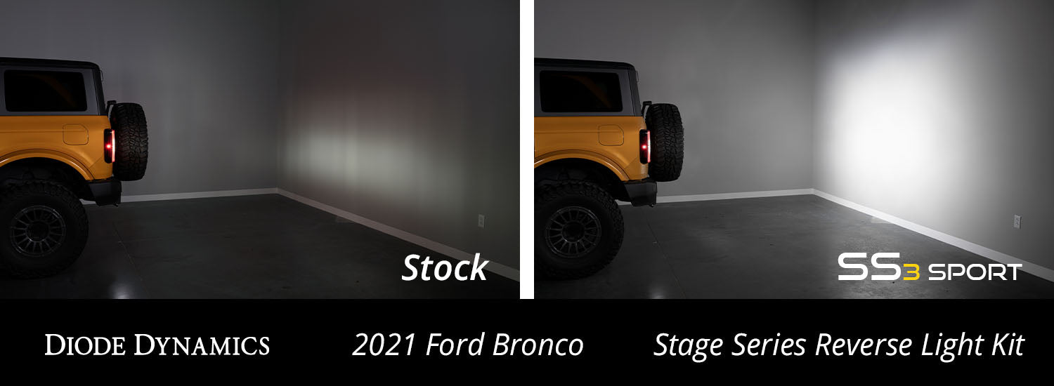 Diode Dynamics Stage Series Reverse Light Kit for 2021-2025 Ford Bronco C1 Pro