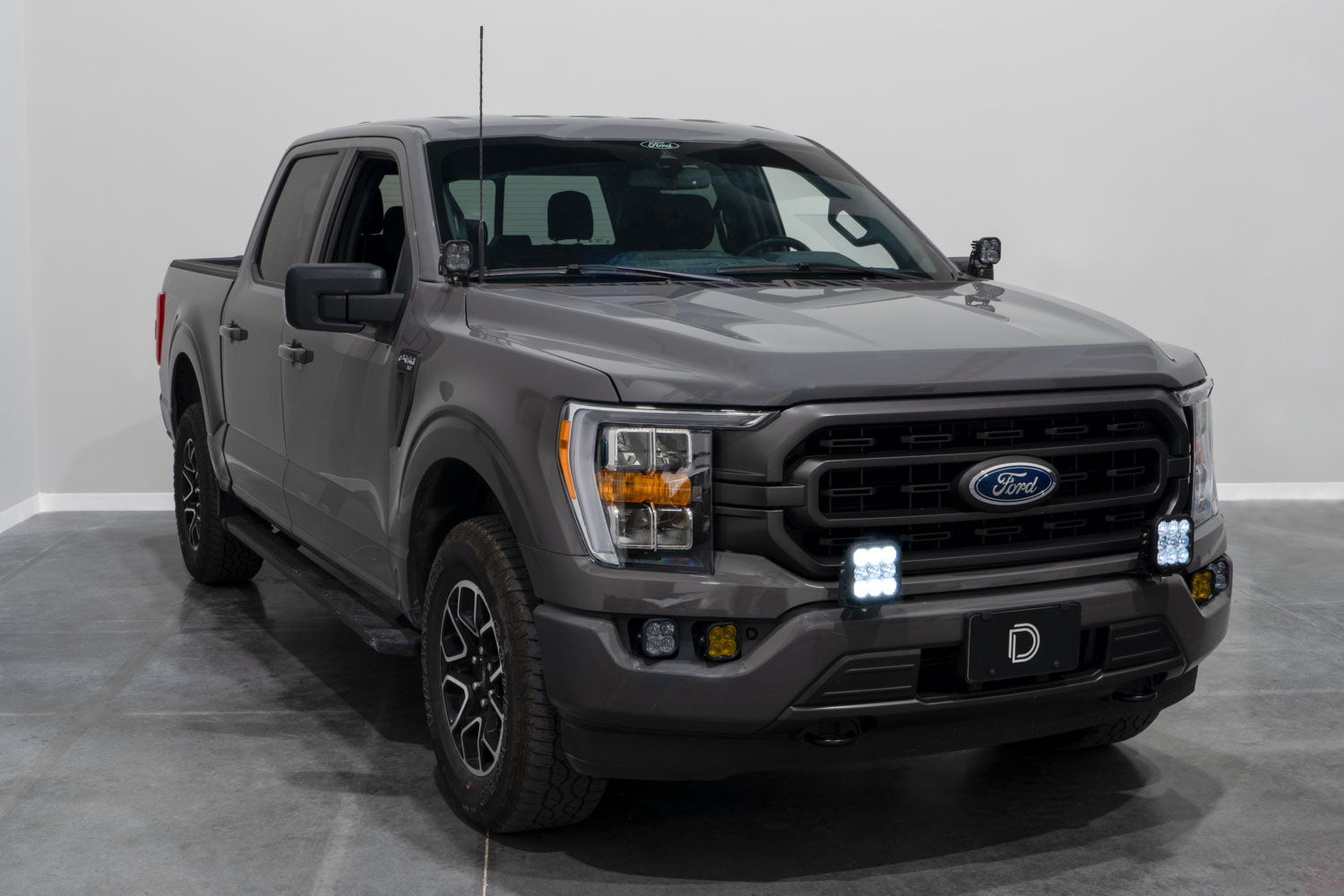 Diode Dynamics SS5 Bumper LED Pod Light Kit for 2021-2023 Ford F-150 Pro Yellow Combo