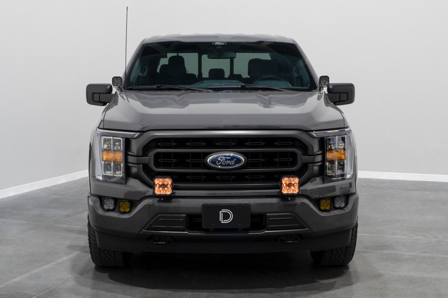Diode Dynamics SS5 Bumper LED Pod Light Kit for 2021-2023 Ford F-150 Pro Yellow Combo