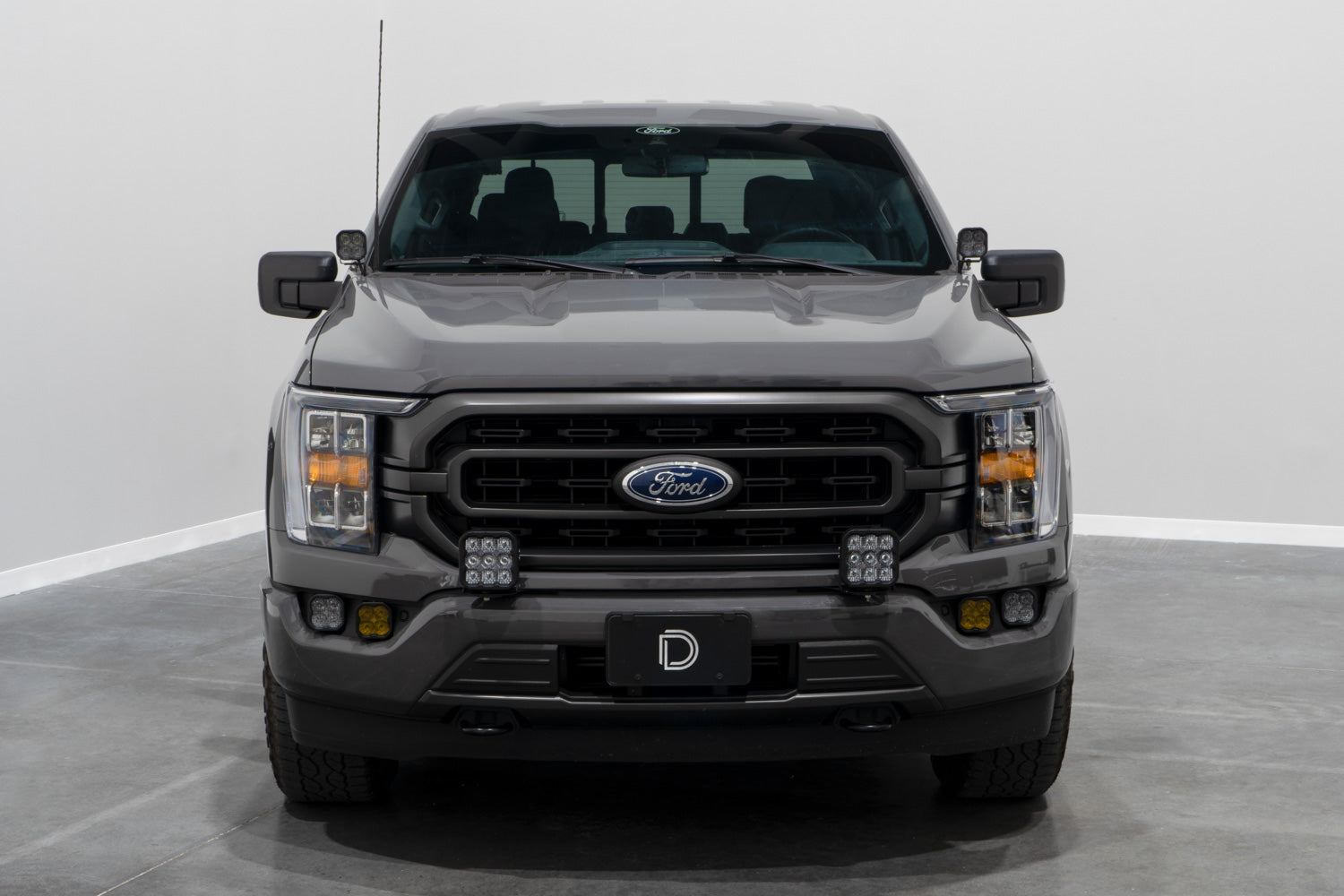 Diode Dynamics SS5 Bumper LED Pod Light Kit for 2021-2023 Ford F-150 Pro White Combo