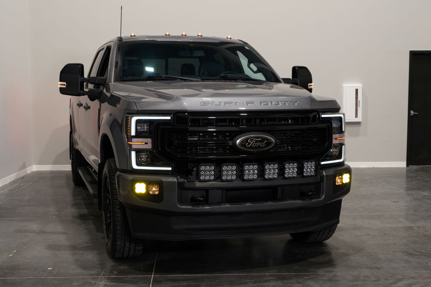 Diode Dynamics SS3 LED Fog Pocket Kit for 2020-2022 Ford Super Duty Yellow Pro