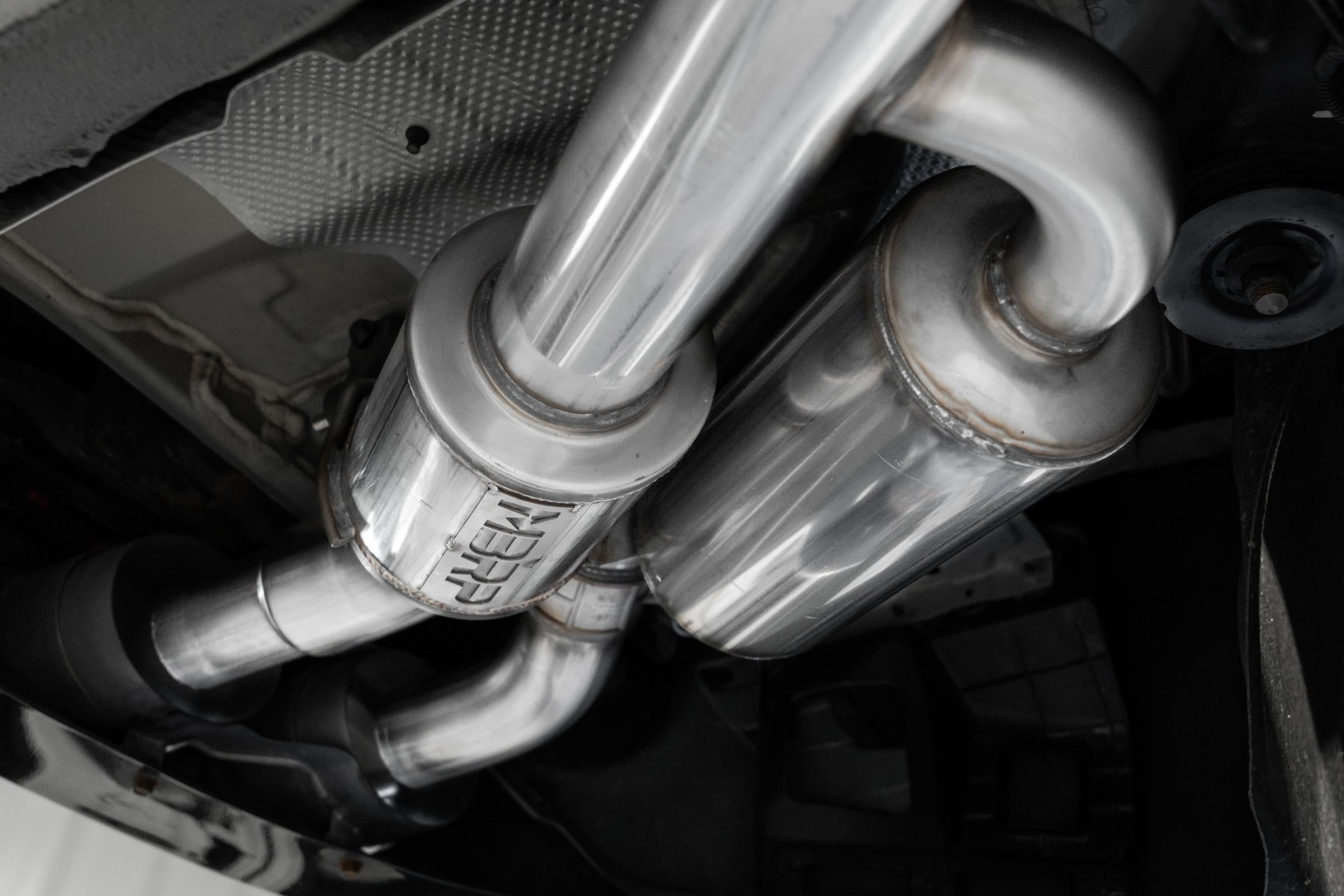 2022-2023 Kia Stinger 3.3L AWD/RWD 2.5 Inch Cat-Back Dual Split Rear Quad Outlet T304 Stainless Steel Active Exhaust - Apollo Off-Road
