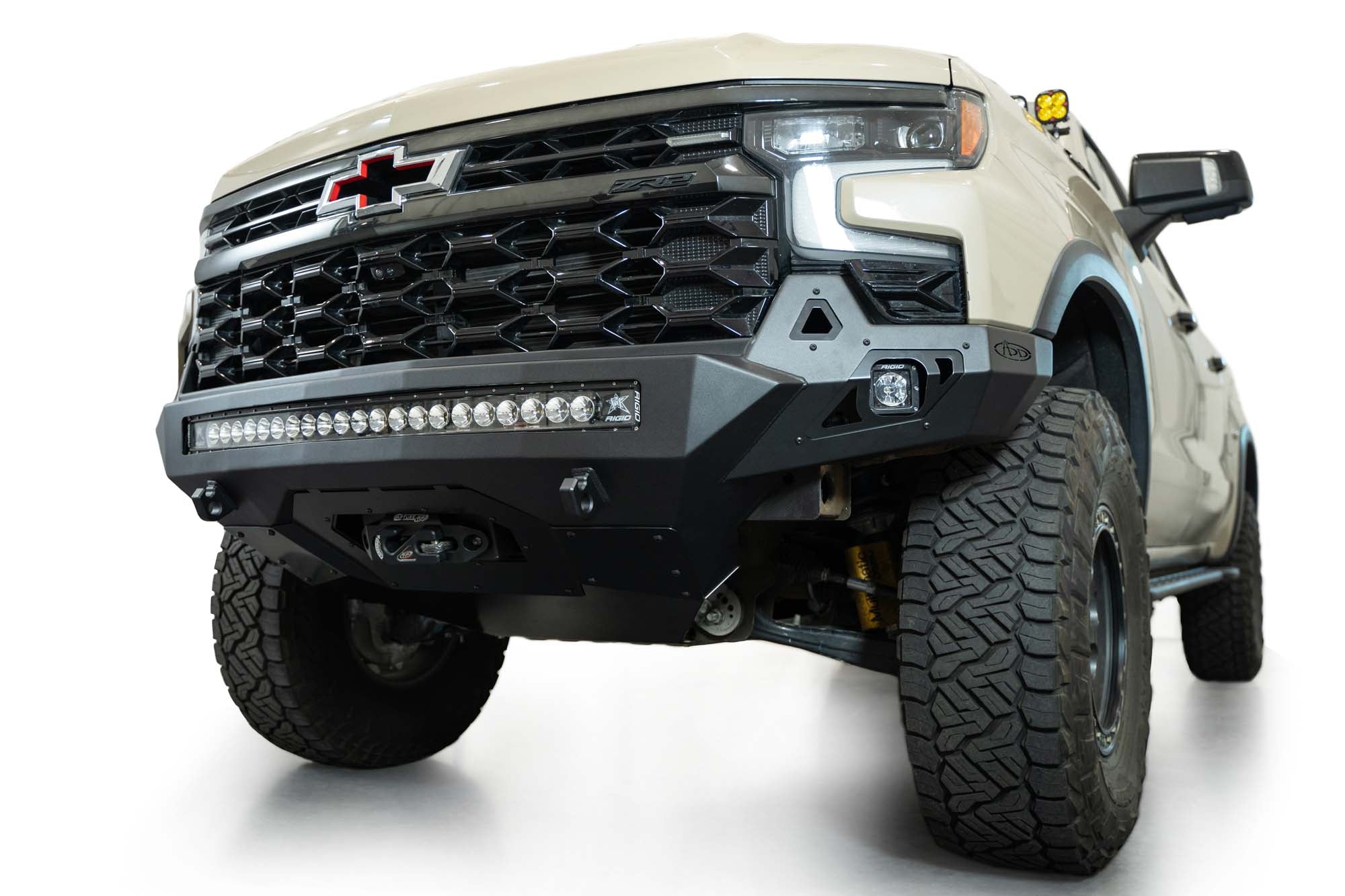 2022+ Chevrolet Silverado 1500 ZR2 Stealth Fighter Front Bumper - Apollo Off-Road