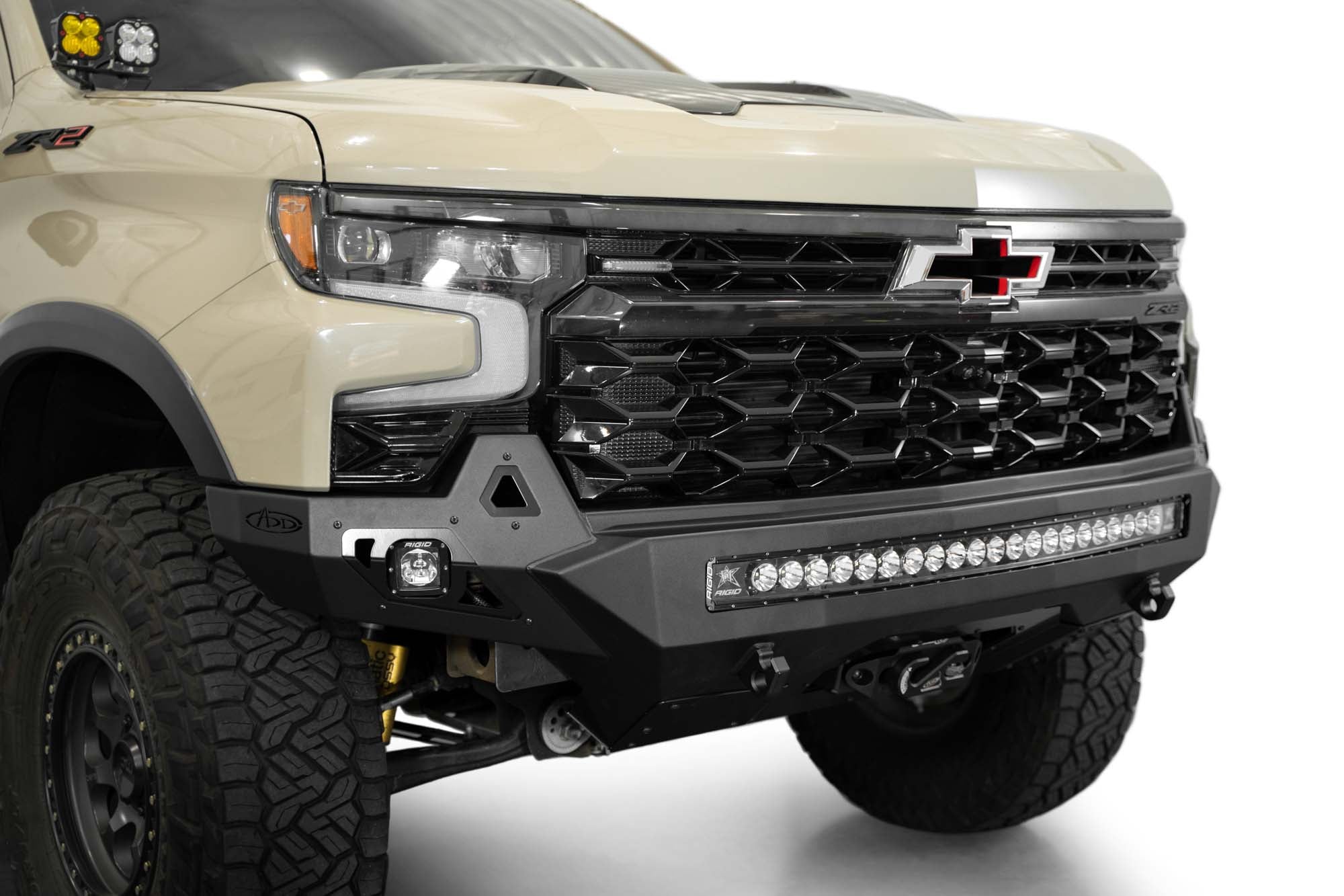 2022+ Chevrolet Silverado 1500 ZR2 Stealth Fighter Front Bumper - Apollo Off-Road