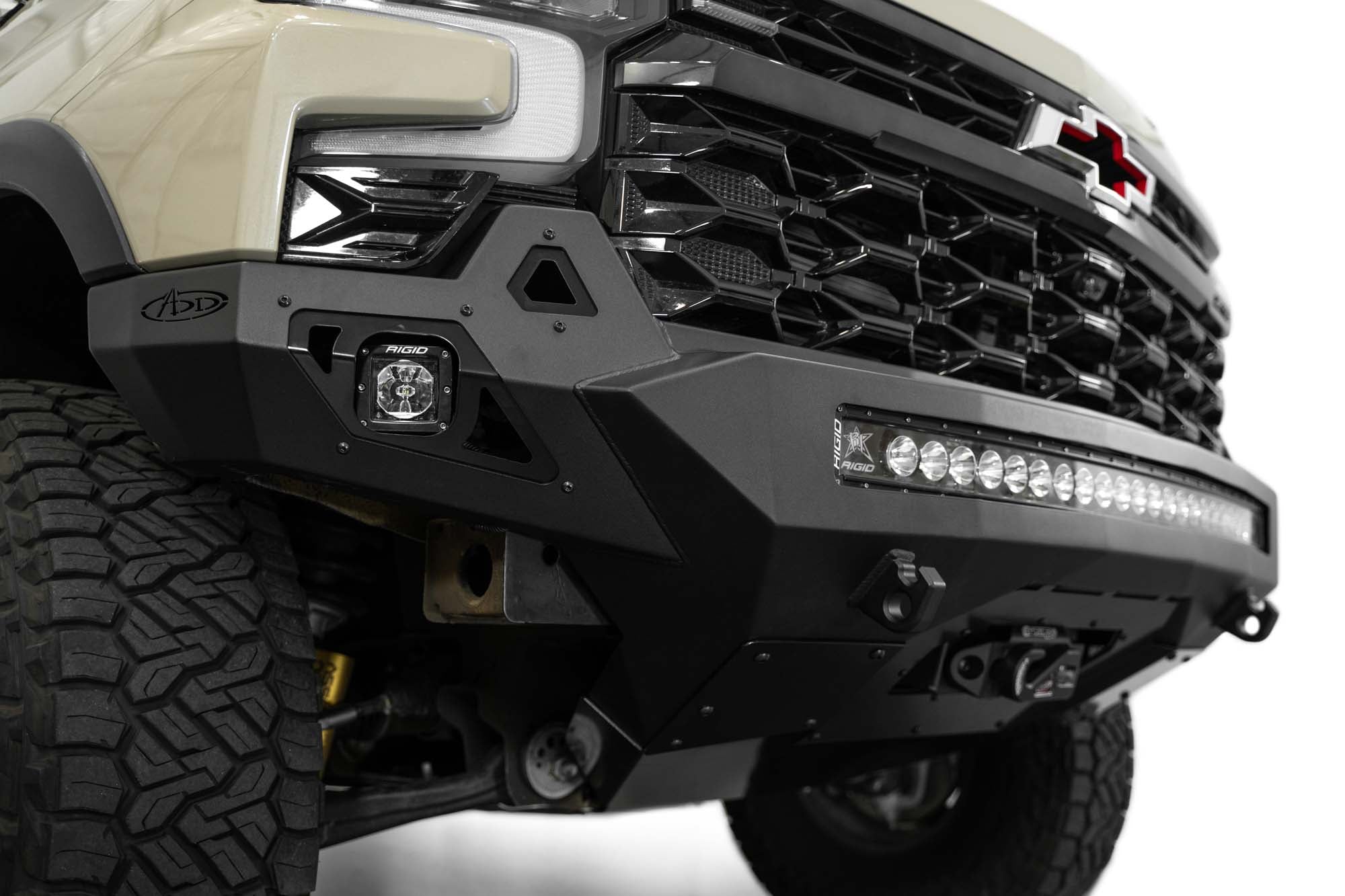 2022+ Chevrolet Silverado 1500 ZR2 Stealth Fighter Front Bumper - Apollo Off-Road