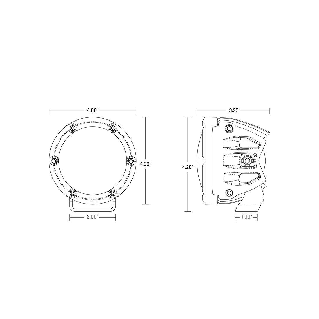 2022+ Toyota Tundra 4 Inch 360-Series A-Pillar Lighting Kit - Apollo Off-Road