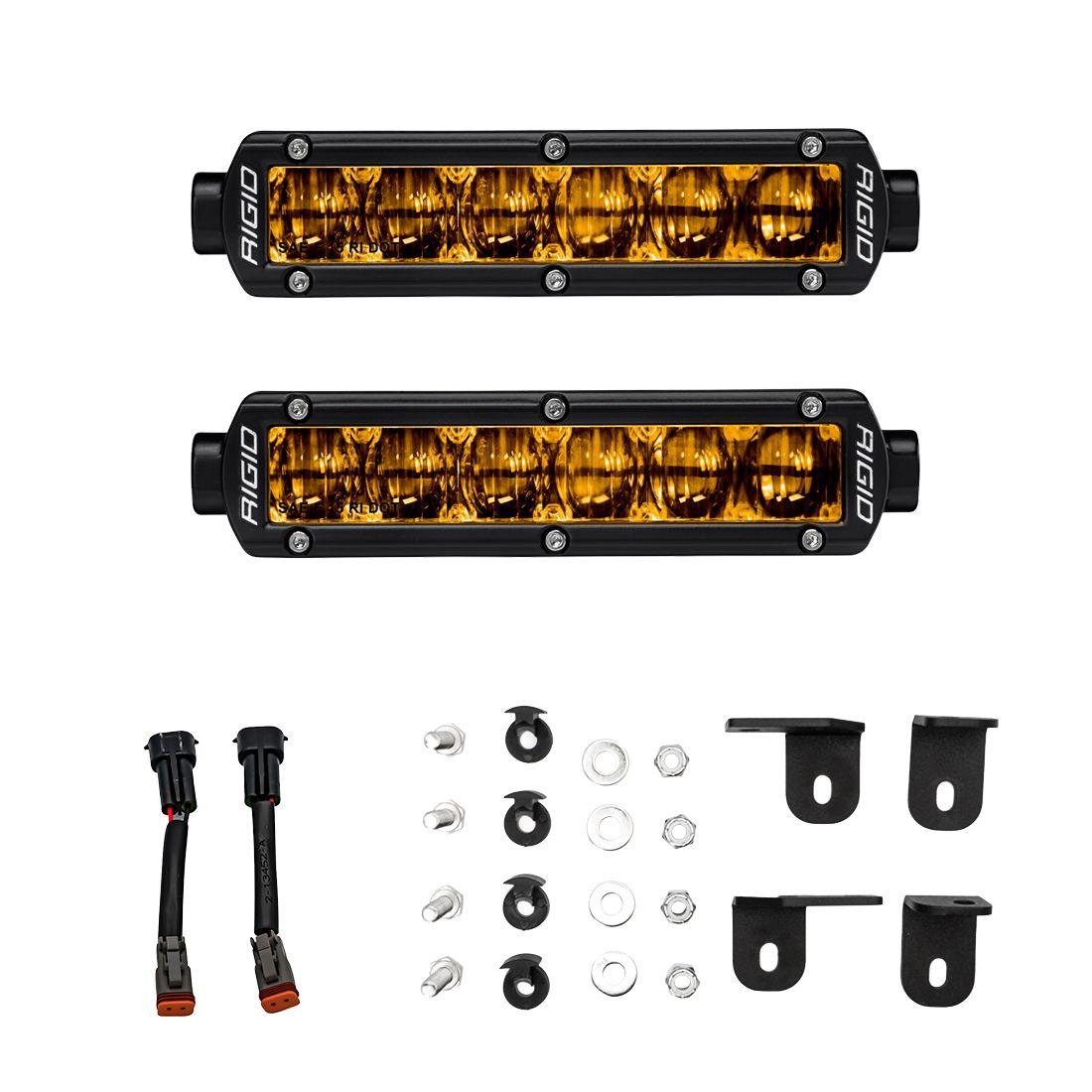 2022+ Toyota Tundra 6 Inch SR-Series Selective Yellow Fog Light Kit - Apollo Off-Road