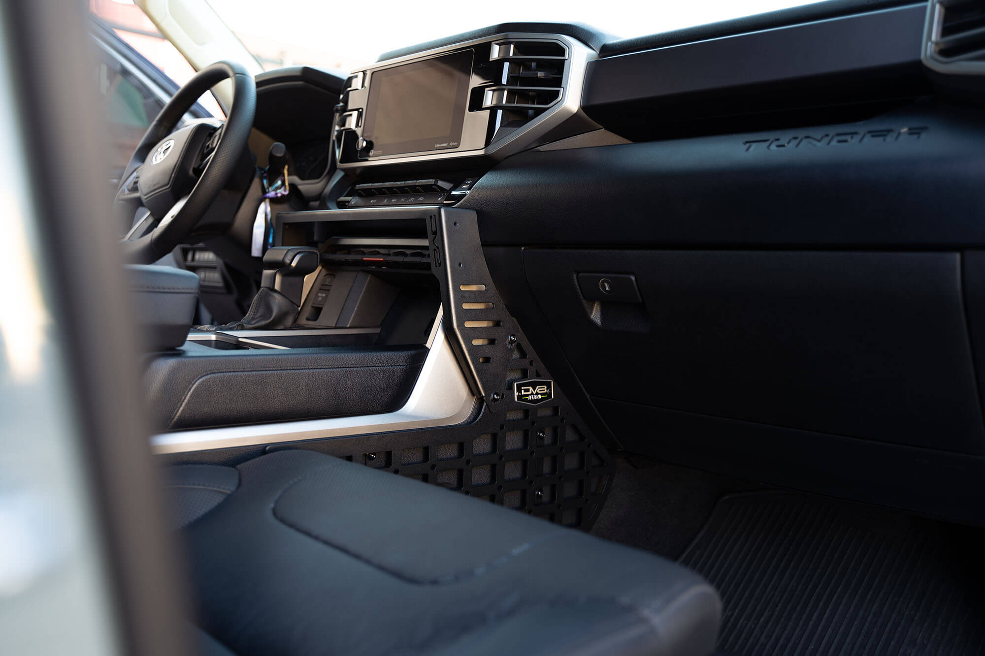 2022+ Toyota Tundra and 2023+ Sequoia Center Console Molle Panels and Device Bridge - Apollo Off-Road