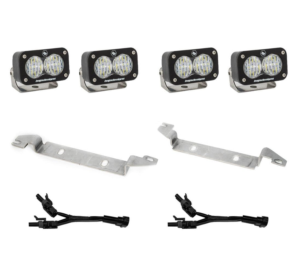 2022+ Toyota Tundra S2 Sport OEM Fog Light Replacement Kit (Wide Cornering; Clear) - Apollo Off-Road