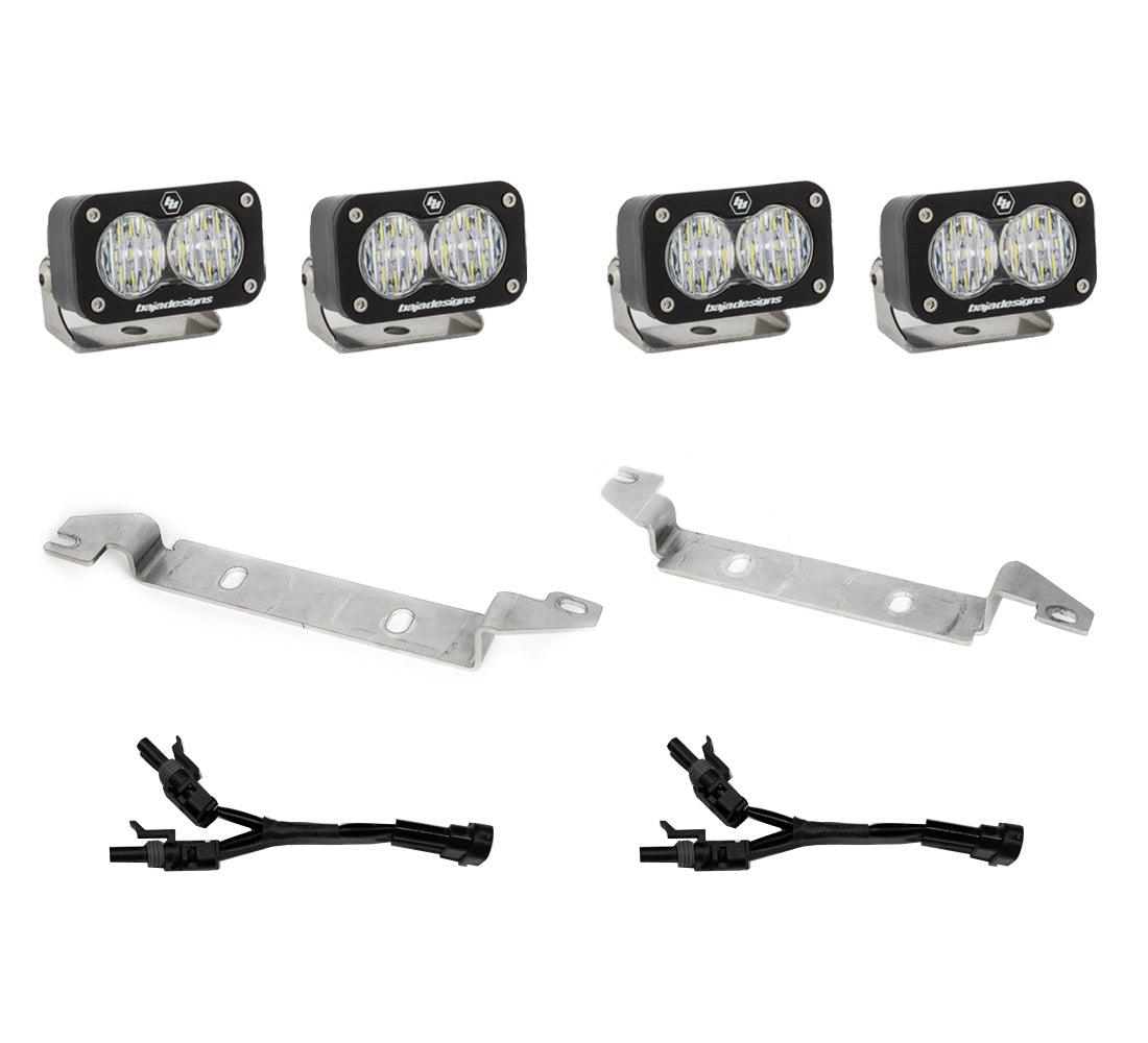 2022+ Toyota Tundra S2 Sport OEM Fog Light Replacement Kit (Wide Cornering; Clear) - Apollo Off-Road