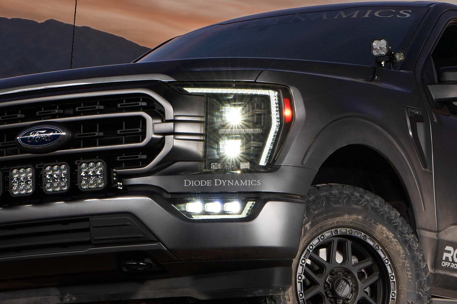 Diode Dynamics Elite Fog Lights for 2021-2023 Ford F-150 Yellow (pair)