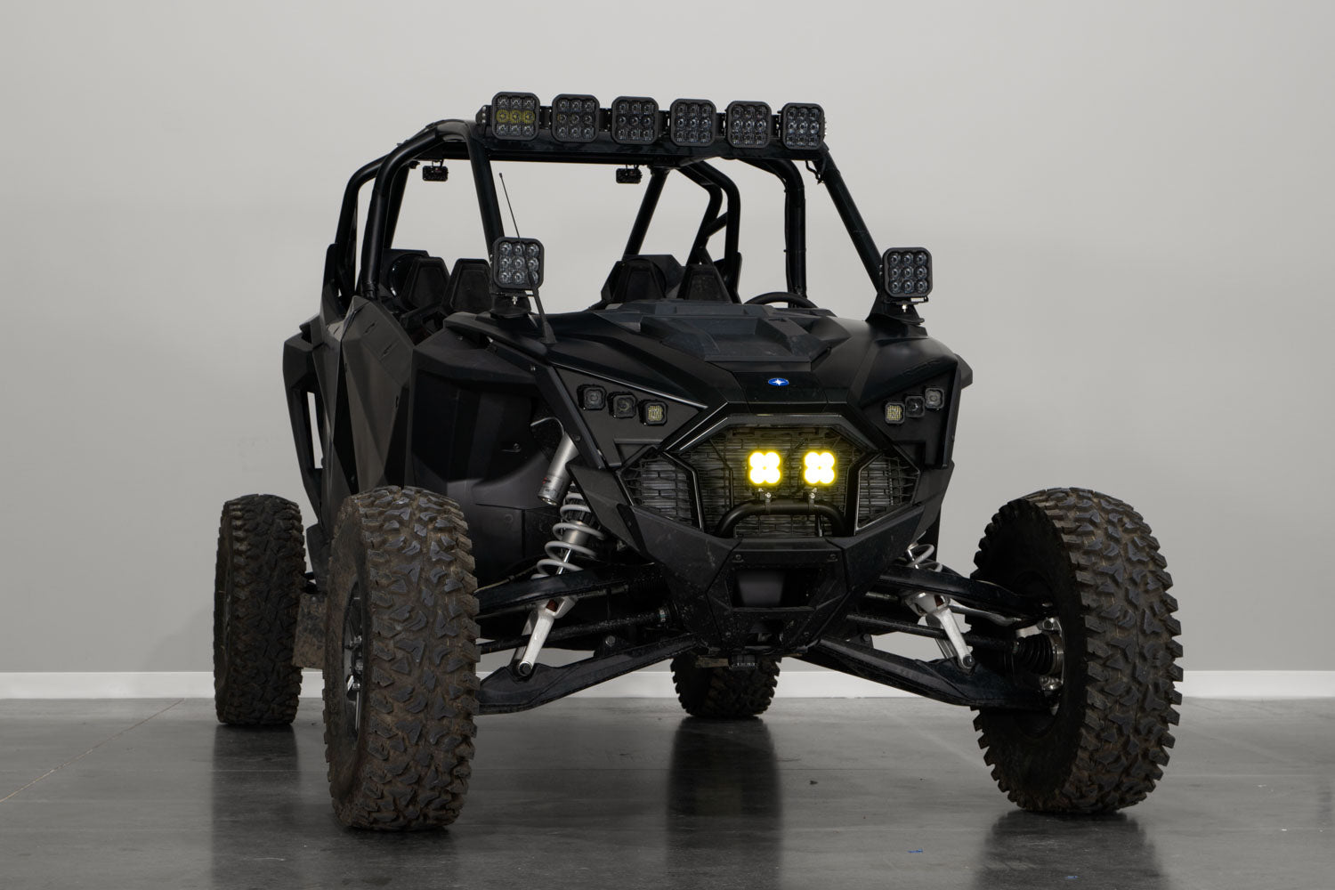 Diode Dynamics SS3 LED Bumper 1 Inch Roll Bar Kit Pro White SAE Fog (pair)