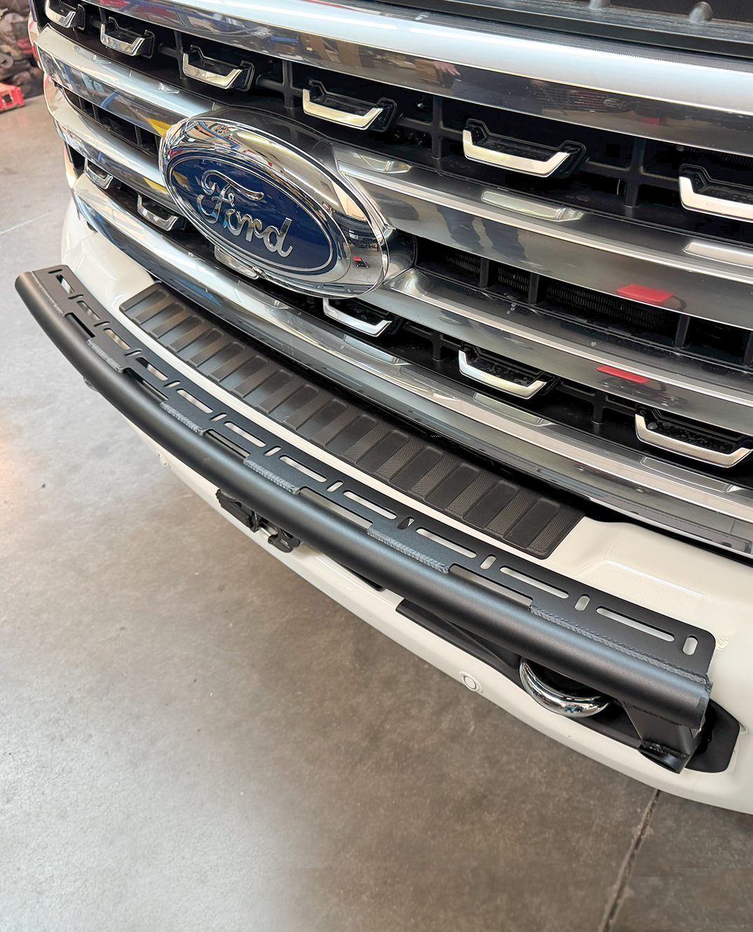 Foutz Motorsports Front Light Mount Kit (Stock Bumper) 2017-2026 Ford F-250 Super Duty