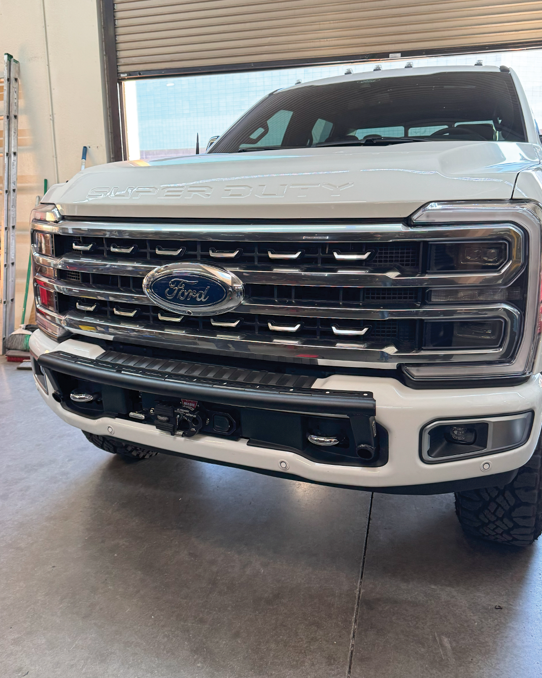Foutz Motorsports Front Light Mount Kit (Stock Bumper) 2017-2026 Ford F-250 Super Duty