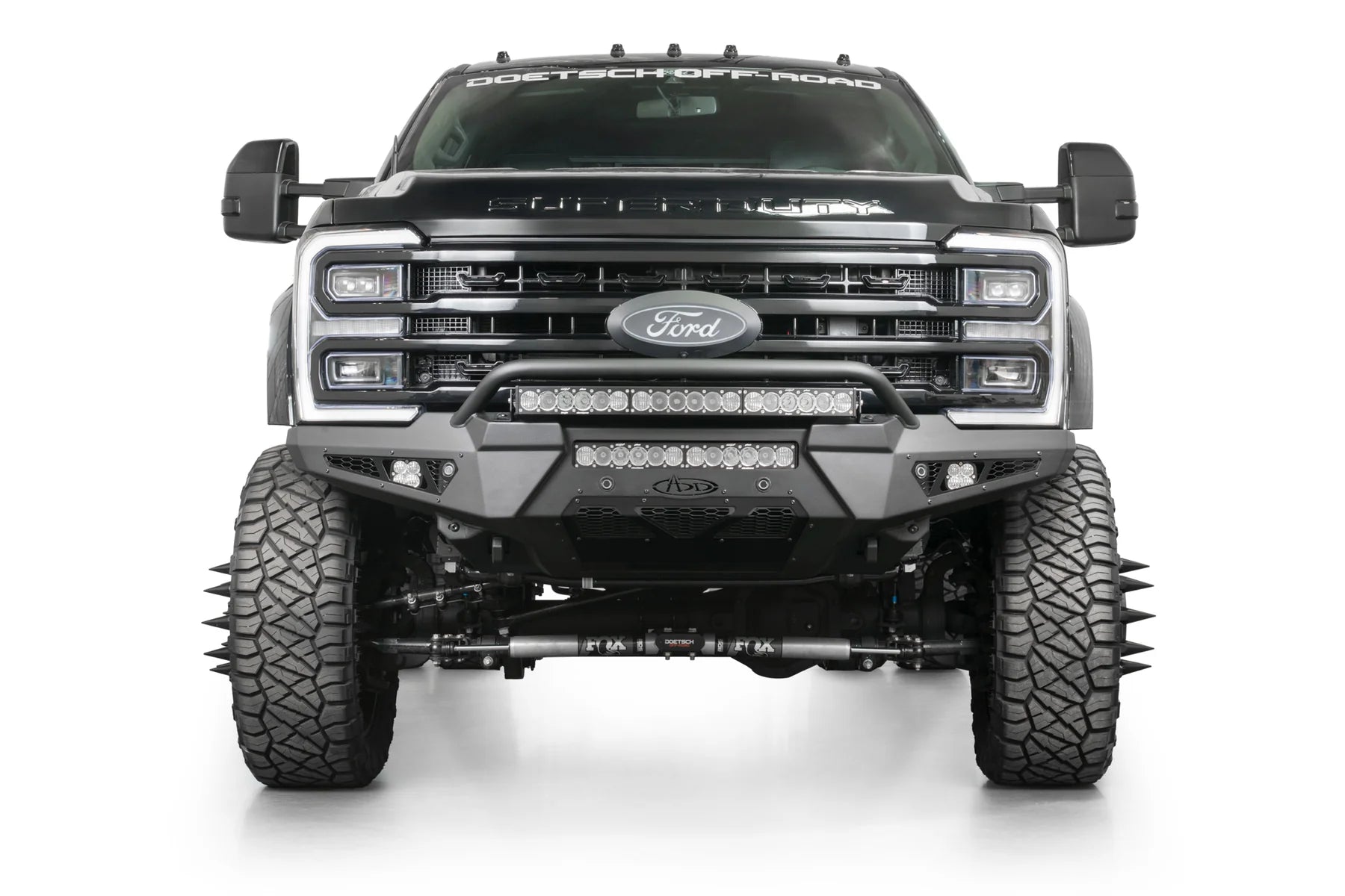 2023+ Ford Super Duty Honeybadger Front Bumper with Top Hoop