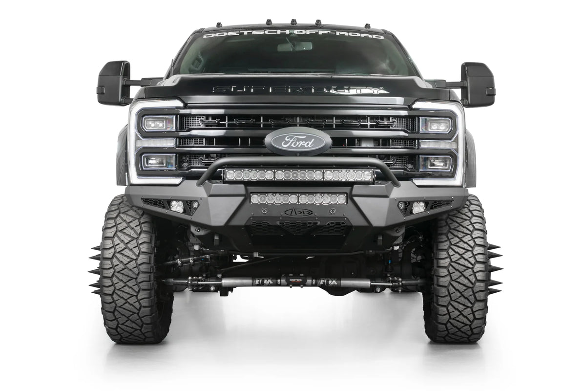 2023+ Ford Super Duty Honeybadger Front Bumper with Top Hoop