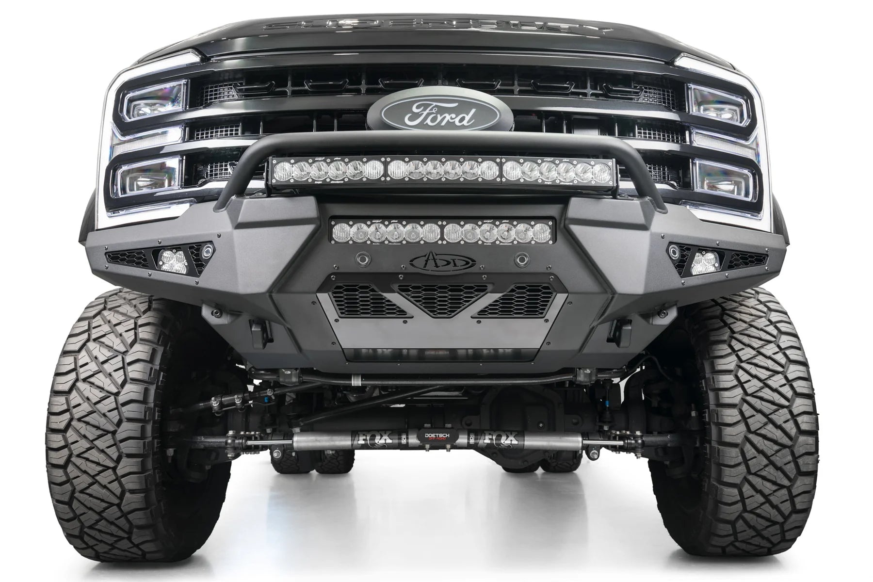 2023+ Ford Super Duty Honeybadger Front Bumper with Top Hoop