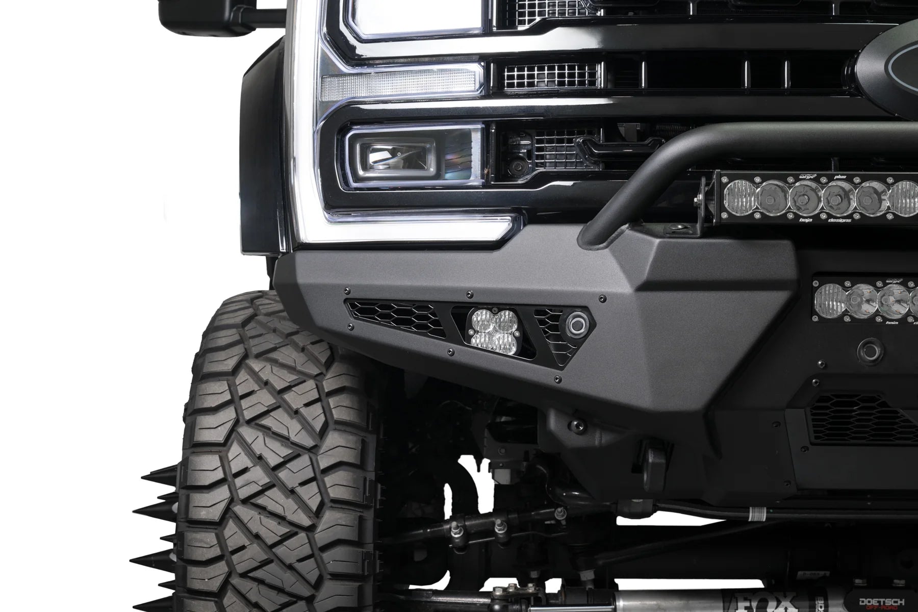 2023+ Ford Super Duty Honeybadger Front Bumper with Top Hoop