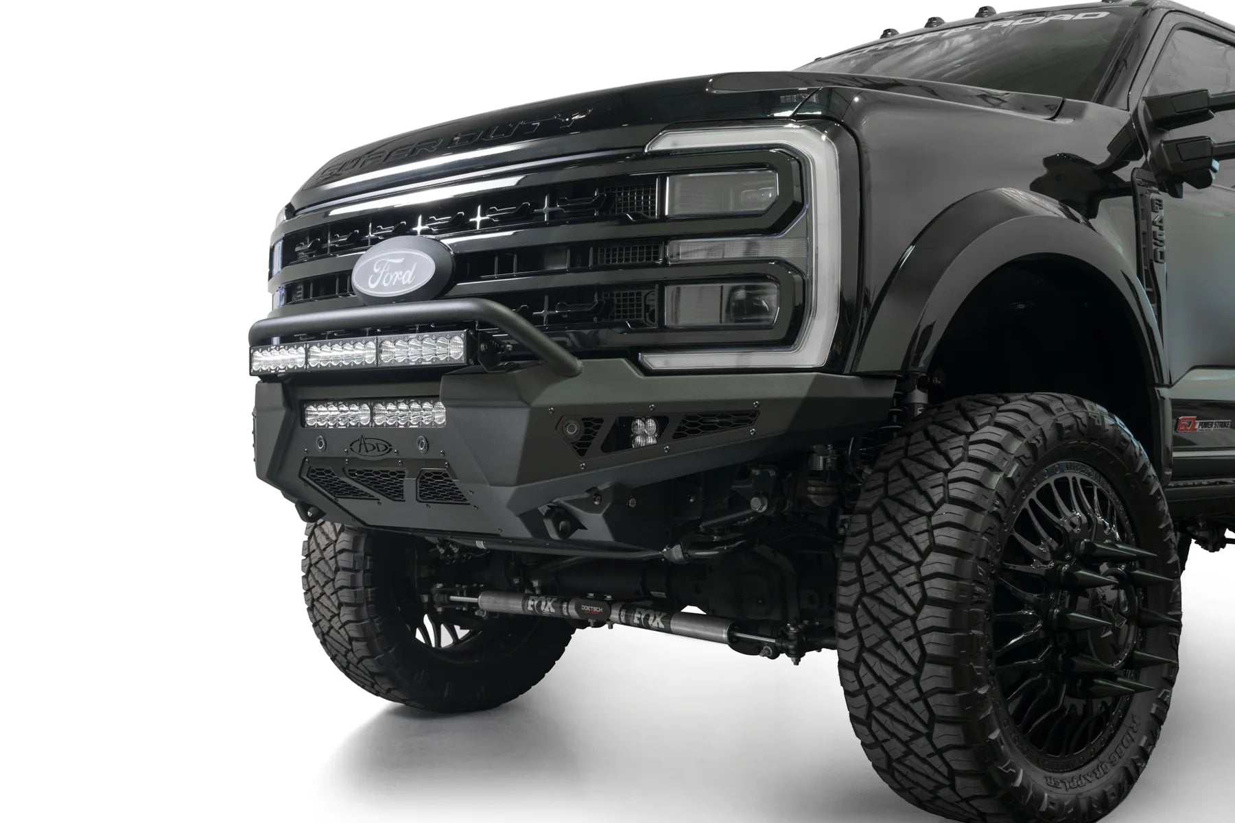 2023+ Ford Super Duty Honeybadger Front Bumper with Top Hoop