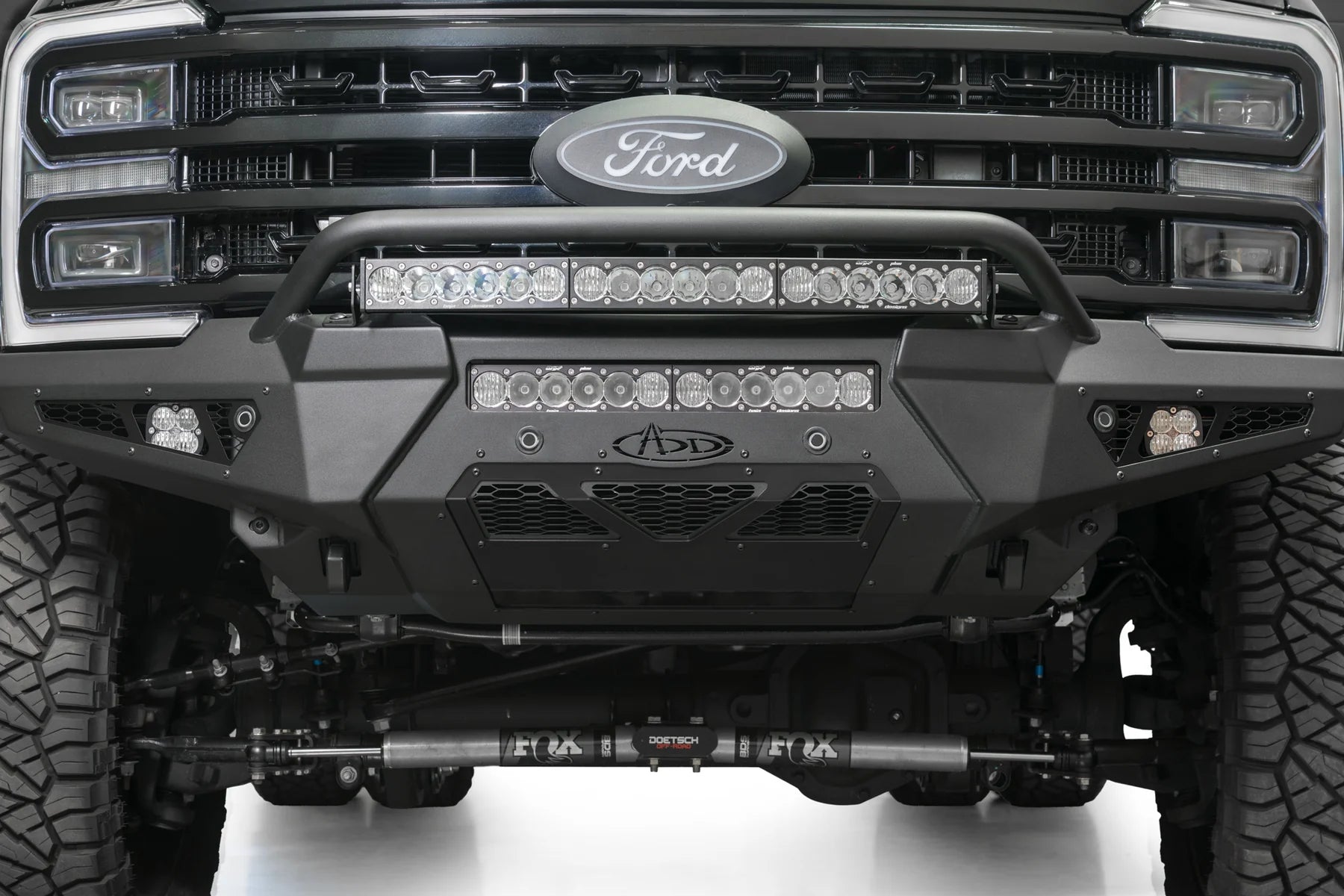 2023+ Ford Super Duty Honeybadger Front Bumper with Top Hoop