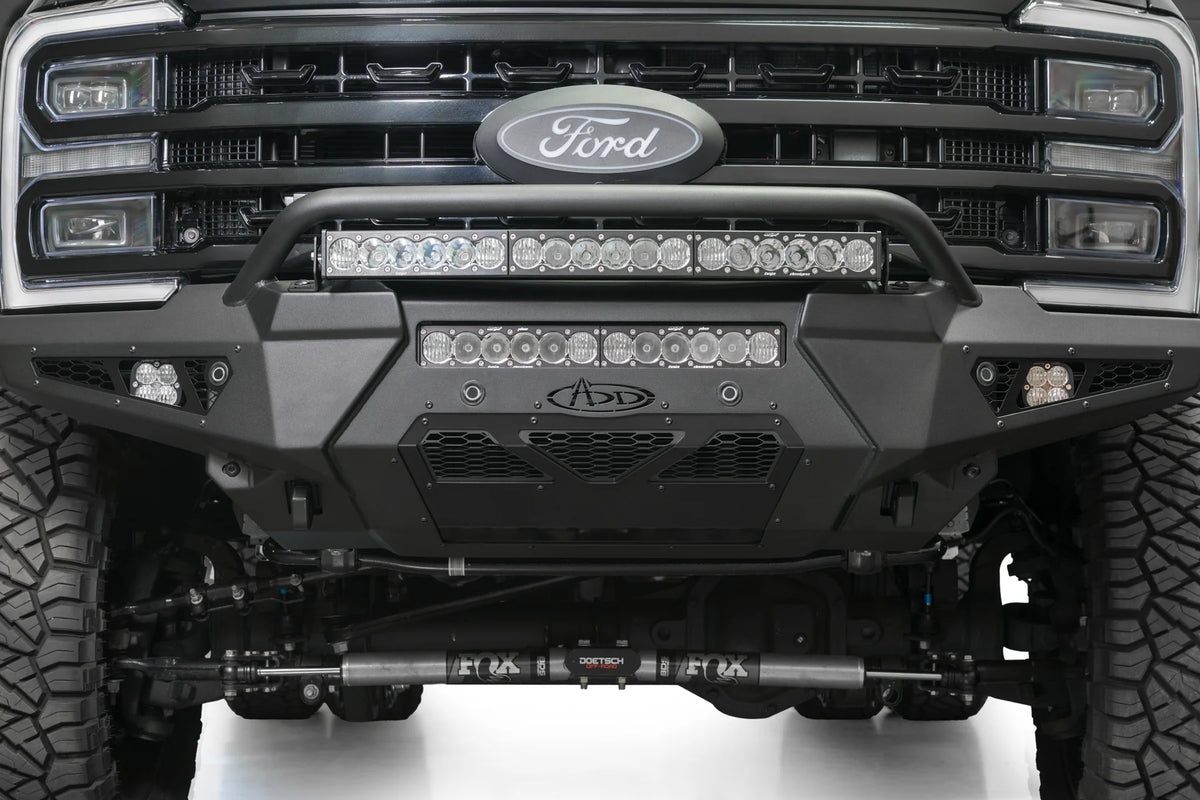 2023+ Ford Super Duty Honeybadger Front Bumper with Top Hoop
