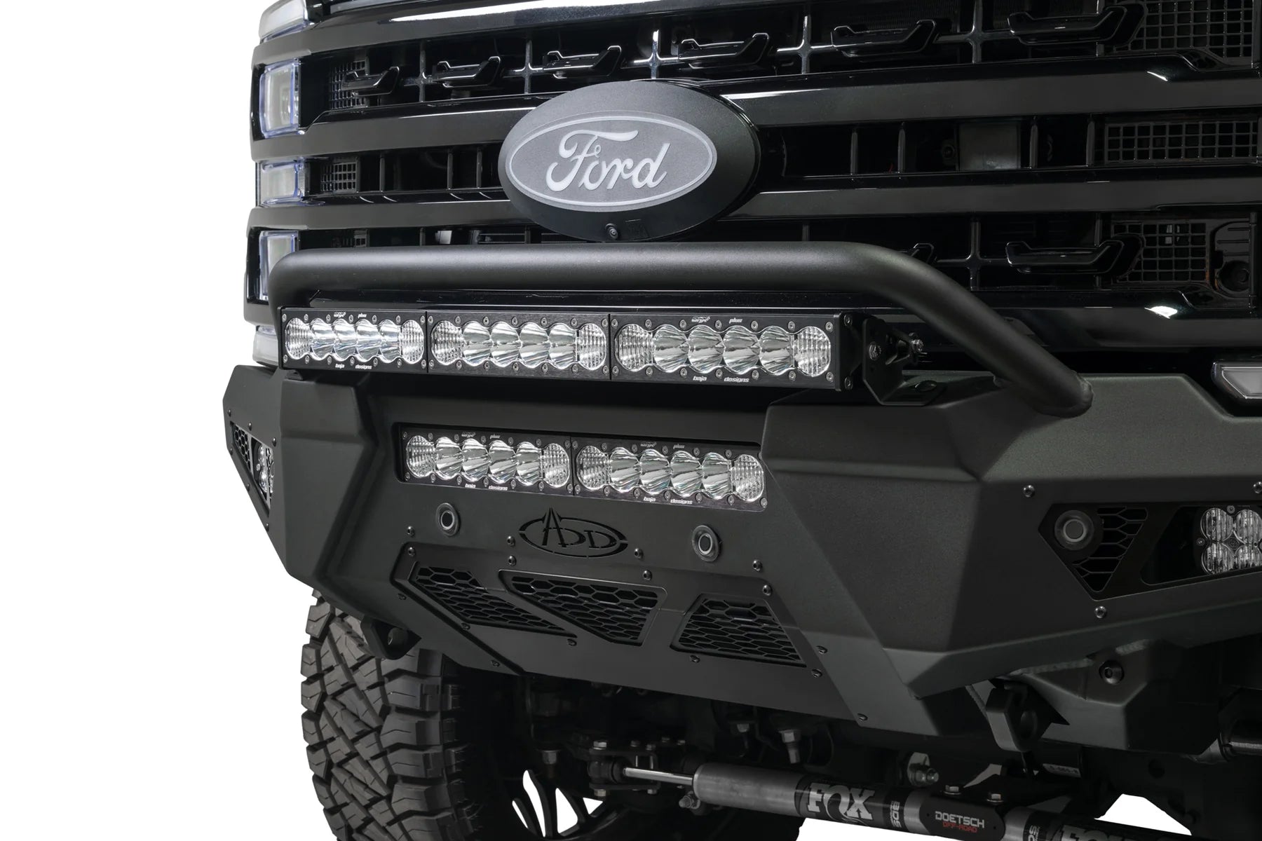 2023+ Ford Super Duty Honeybadger Front Bumper with Top Hoop