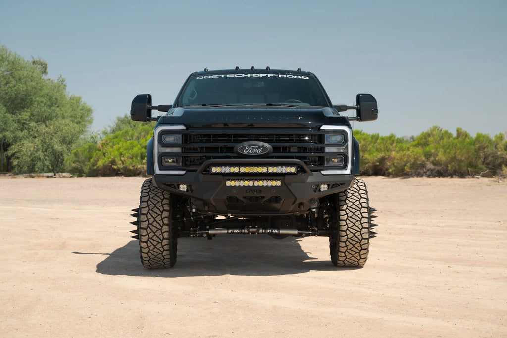 2023+ Ford Super Duty Honeybadger Front Bumper with Top Hoop