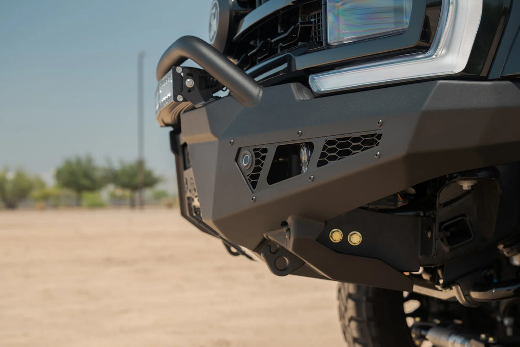 2023+ Ford Super Duty Honeybadger Front Bumper with Top Hoop