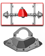 Foutz Motorsports Rear Differential Skid Plate, Dana M275 / M300 Rear Axle 2017-2027 Ford F-250/F-350 Super Duty