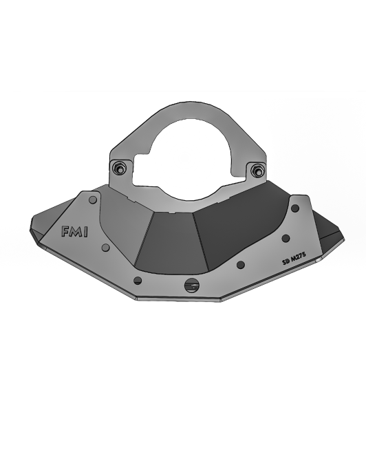 Foutz Motorsports Rear Differential Skid Plate, Dana M275 / M300 Rear Axle 2017-2027 Ford F-250/F-350 Super Duty