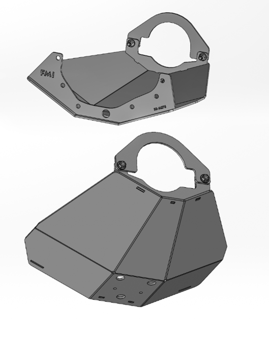 Foutz Motorsports Rear Differential Skid Plate, Dana M275 / M300 Rear Axle 2017-2027 Ford F-250/F-350 Super Duty
