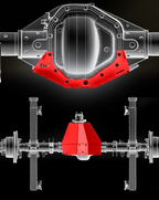 Foutz Motorsports Rear Differential Skid Plate, Dana M275 / M300 Rear Axle 2017-2027 Ford F-250/F-350 Super Duty