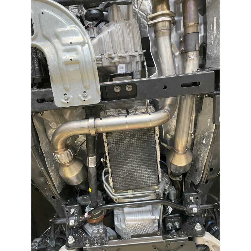 2023+ Ford 5.2L Raptor R Alpha Catted Downpipes / Crossovers - Apollo Off-Road