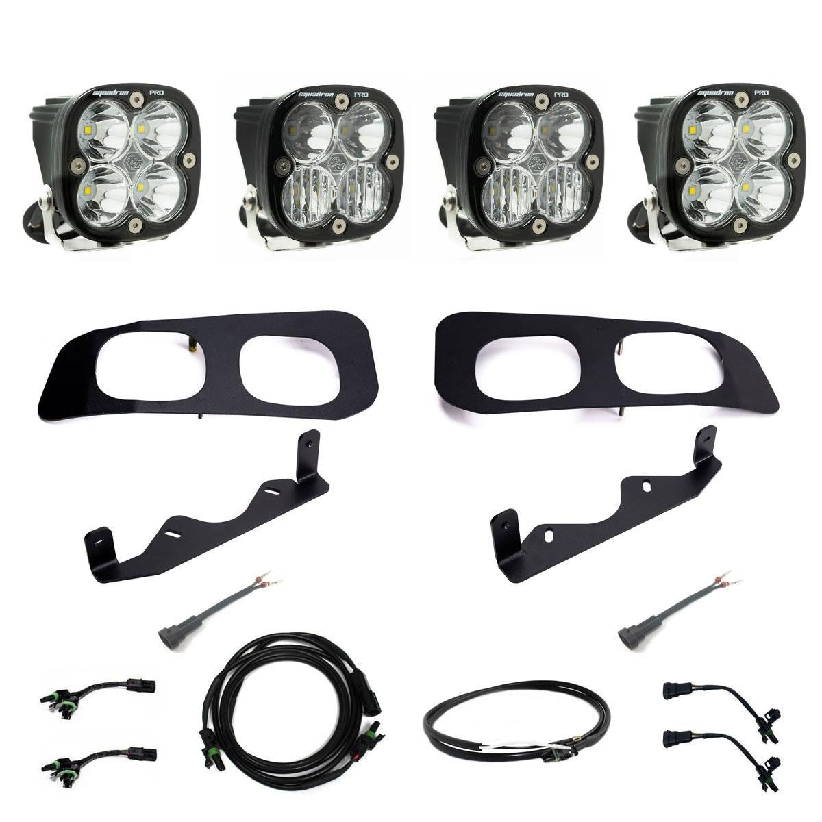 2023+ Ford F-250 / F-350 Super Duty Squadron Pro Dual Fog Pocket Light Kit - Apollo Off-Road